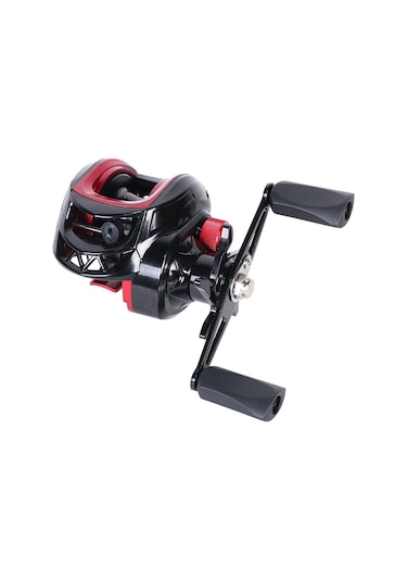 Mufunye Kırmızı Sol El Metal Bobinli Dayanıklı Liyue Makinesi, Uzak Atışlı Balık Olta Makinesi, Marul/ayı Balığı Avı İçin Olta Takımı Ac200