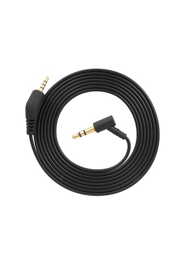 Springsun Bose Qc3 Kulaklık Ses Kablosu - 3.5mm-2.5mm Altın Kaplı, Tpe Malzeme, 150cm Uzunluk, Siyah