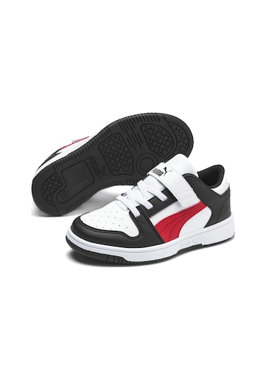 Puma Rebound Lay-up Lo Bantlı Çocuk Ayakkabı 370492 07