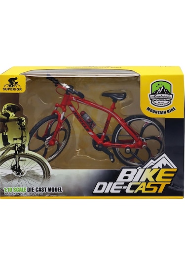 1:10 Die Cast 2a Kırmızı Dağ Bisikleti