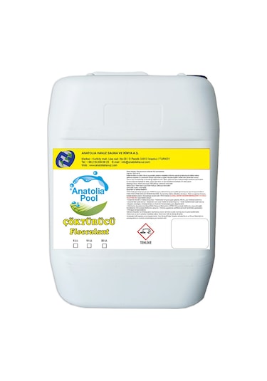Çöktürücü 20 Lt Anatolıa Pool Flocculant /Çökeltici /Topaklayıcı