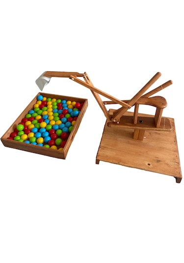 Muko Ahşap Ekskavatör, Montessori Çocuk Gelişimi Için Ahşap Kepçe