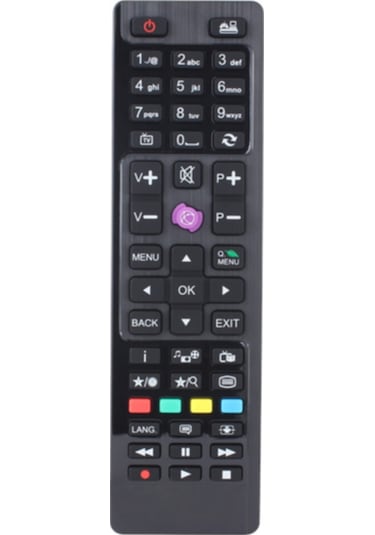 Finlux Lcd Led Tv Kumandası Küçük Mor Tuşlu Finluxmor