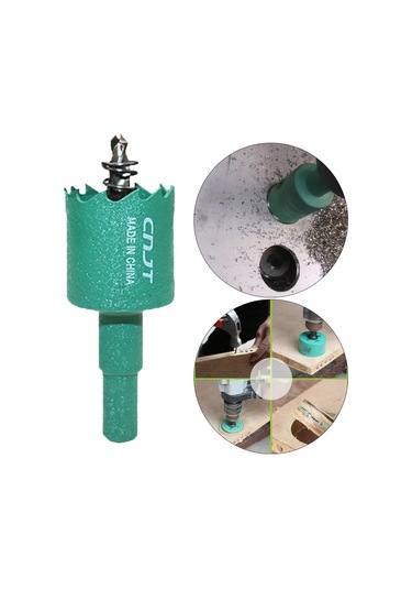 Suntek Delik Testereleri 16-200mm Ahşap Metal Levha 4,72x2,01x2,01-inç Yeşil