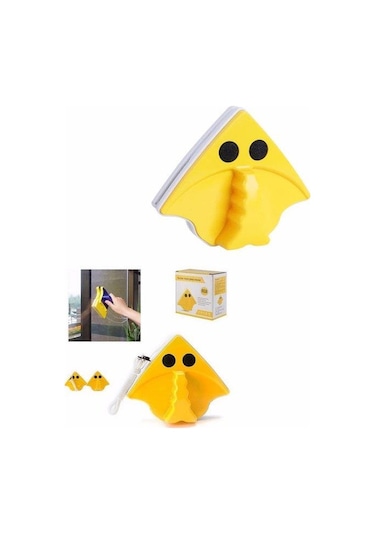 Çift Taraflı Cam Temizleyici Mıknatıslı Cam Silme Aparatı