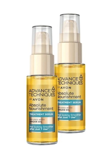 Avon Advance Techniques Argan Yağı İçeren Besleyici Saç Serumu 2 x 30 ML