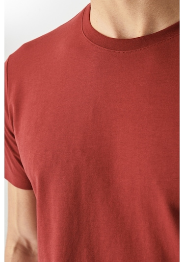 AC&Co / Altınyıldız Classics 4A4800000001BRDXS Slim Fit Bisiklet Yaka Kısa Kol Pamuklu Erkek Tişört Bordo AC&Co / Altınyıldız Classics 4A4800000001BRDXS Slim Fit Bisiklet Yaka Kısa Kol Pamuklu Erkek Tişört Bordo