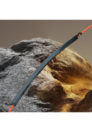 Suntek Açık Kaya Tırmanışı Halat Koruyucusu Abseiling Siyah