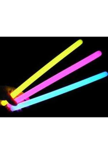 Karanlıkta Parlayan Fosforlu Glow Stick Kalın Çubuk 30 Cm 1   Adet