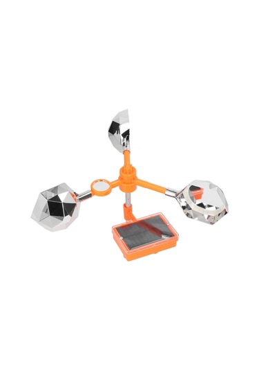 B0ccm Beyaz Solar Ses Işığı Kuş Kovucu 360 Dönen Solar Kuş