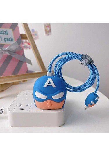 Iphone 18w/20w Uyumlu Şarj Kablosu Ucu Ve Şarj Başlığı Kılıfı Dondurma