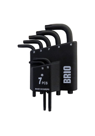 Brio Allen Anahtar Seti Torx Kısa 7 Parça T10-T40