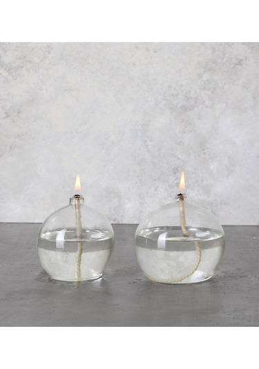 Kandillo Şeffaf Kandil Yağı İç Mekan 1 Lt + 50cm Fitil