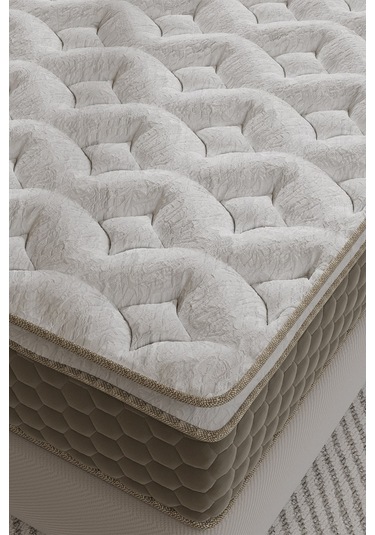 Argimo Mocha Çift Kişilik Pedli Paket Yaylı Yatak 30 Cm Çift Kişilik