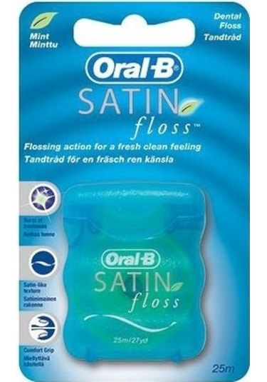 Oral-B Satin Floss Nane Aromalı Diş İpi 25 M