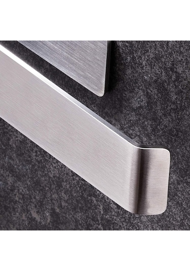 Zift Unique Paslanmaz Çelik Yapışkanlı Havluluk - Havlu Askısı 25 CM Krom