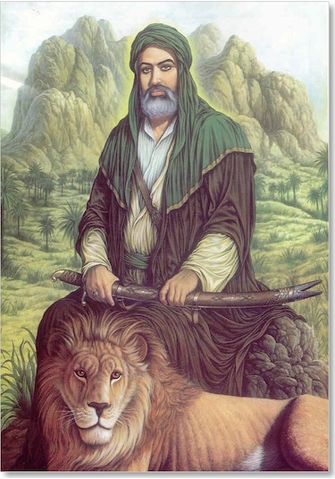 Cakasepetim Allahın Aslanı Hz. Ali Ve Zülfikar Ahşap Mdf Tablo