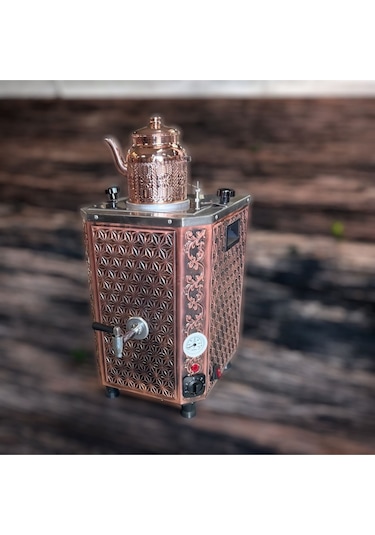 Çay Kazanı 1.sınıf Elektrikli Çayland 1 Demlik 18 Lt Kapasiteli