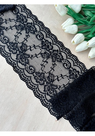 Bel' Evaa Furnıtura 18 Cm Genişlik, 1 Metre Uzatılabilir Dantel Etiketsiz Dantel 360750972