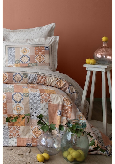 Apricitas Home Maude Terracota Tek Kişilik %100 Pamuk Pike Takımı