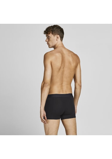 Jack & Jones 12198852 Bambu Erkek Boxer 3'lü Siyah