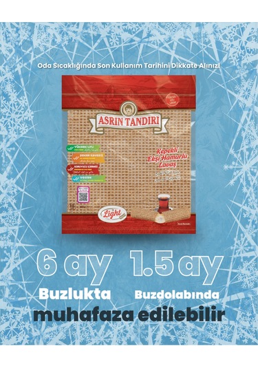 1 Paket Ekşi Hamurlu Kepekli Lavaş Ekmeği