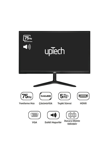 Uptech HD190S 19" 5 MS 75 Hz VGA HDMI LED Monitör
