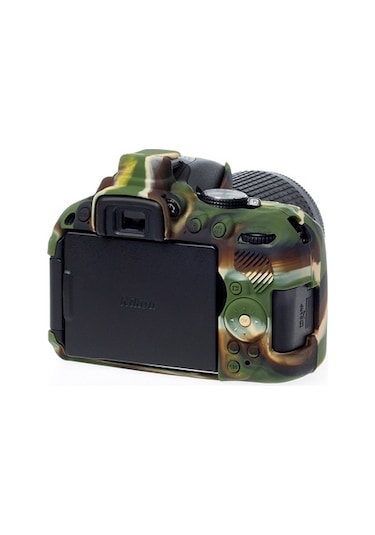 Easycover Nikon D5300 Silikon Kılıf Ecnd5300C (Kamuflaj)