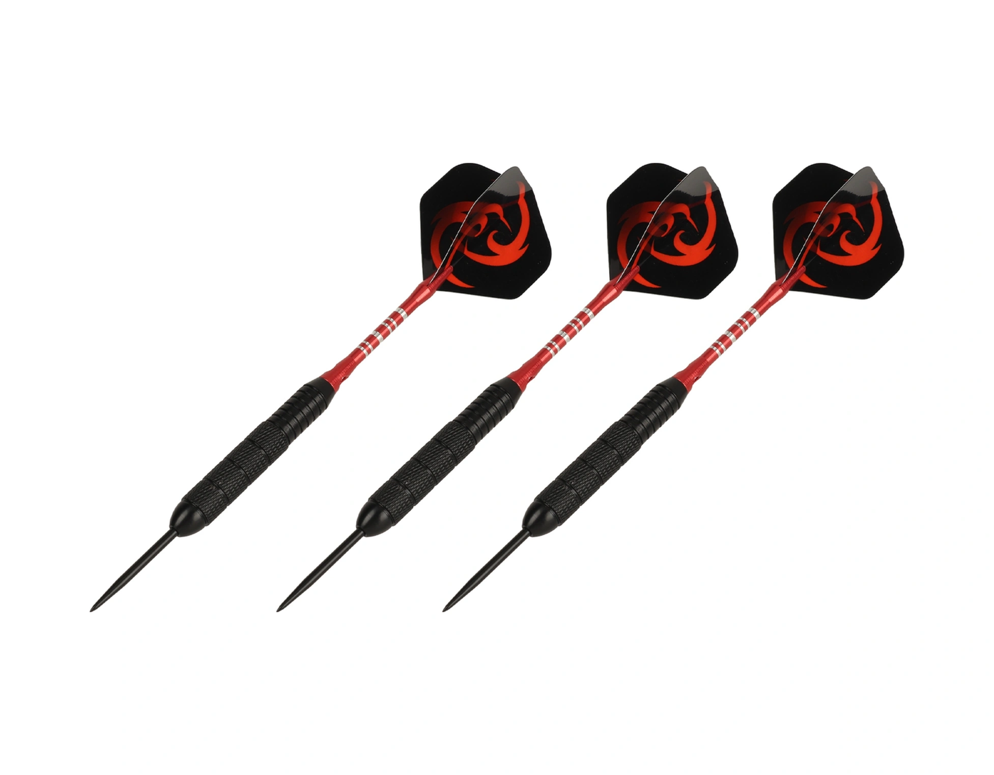 Shineyee Profesyonel Çelik Uçlu Dart Seti, Kayma Önleyici Sap Ve Taşınabilir Kutu İle Ev, Bar Ve Toplantılar İçin Kırmızı