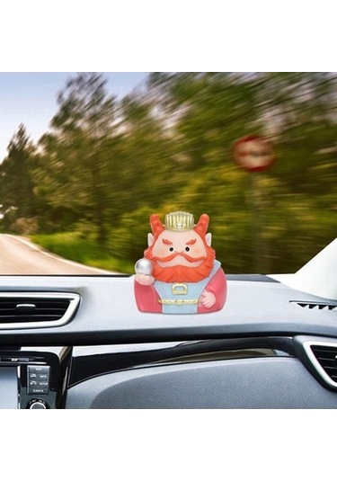 Lijinxu Magideal Karikatür Reçine Çin Ölümsüz Heykelcik Ejder-kral