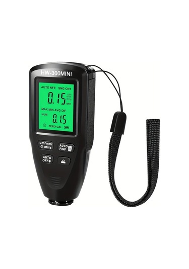 Boatshop1 Goxawee Siyah Boya Kalınlık Ölçer 0 2000um Kaplama Ölçer Lcd Ekran Otomatik Kalibrasyon Fe Nfe Algılama Araçlar İçin