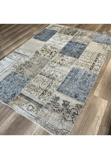 Hoom Rugs Kırkyama 101 Beige Mint El Dokuma Kilim