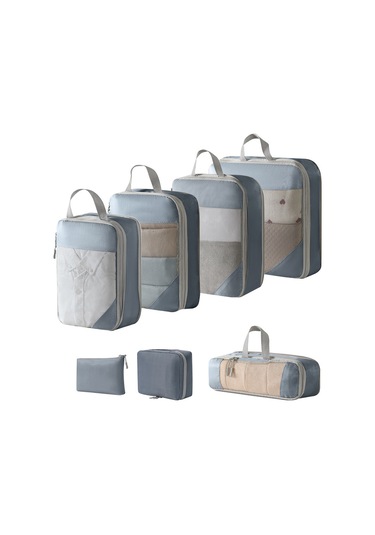 Tangshopping Seyahat Sıkıştırma Ağ Depolama Kitigri Dijital 7 Parçalı Set Diğer