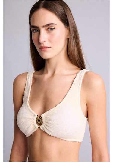 Defacto Regular Fıt Kırışık Dokulu Kapalı Beyaz Bikini Üstü E0206ax26smwt16 Beyaz-wt16 Defacto Regular Fıt Kırışık Dokulu Kapalı Beyaz Bikini Üstü E0206ax26smwt16 Beyaz-wt16