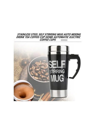 Cbtx Fx-589 400ml 304 Paslanmaz Çelik Otomatik Karıştırmalı Kahve Fincanı Yeşil Yeşil