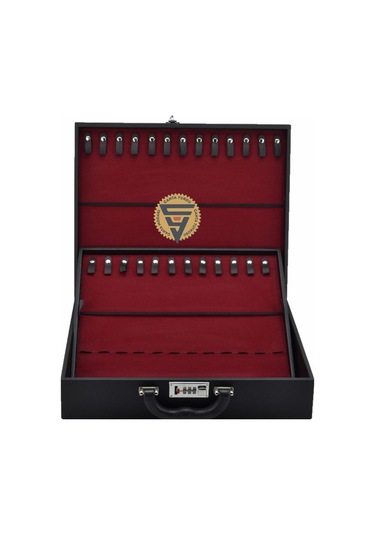 Kuyumcu Tespih Takı Taşıma Ve Saklama Çantası 50'li Siyah