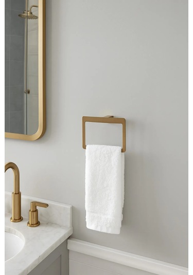 Pirenei Havluluk, Yuvarlak, 23cm - Mat Altın Mat Altın