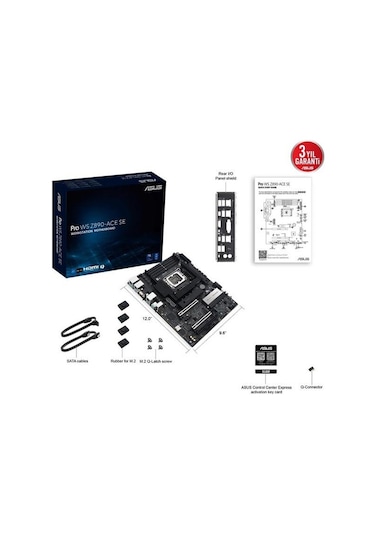 Asus Pro Ws Z890 Ace Se Ddr5 Thunderbolt-hdmı Dp Pcıe 5.0 1851p Atx