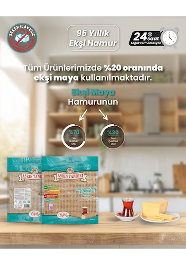 Asrın Tandırı Beslen Paketi 15 Paket Lavaş Tandır Ekmeği