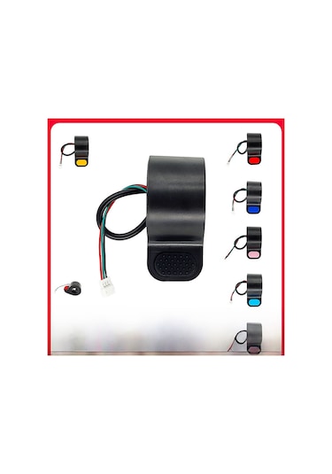 Geeksen Xiaomi M365pro2 1s G30 İçin Pembe Ergonomik Hız Kontrolü, Kolay Kurulumlu Aksele Ratı, Dış Sporlar İçin Hız Artırıcı Aksesuar