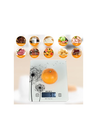 5kg/1g Hassas Dokunmatik Ekran Lcd Arka Işık Dijital Mutfak Gıda Tartısı G/lb/oz Elektronik Ağırlık Dengeleyici Fırıncılık Pişirme Tare Fonksiyonu Çok Renkli