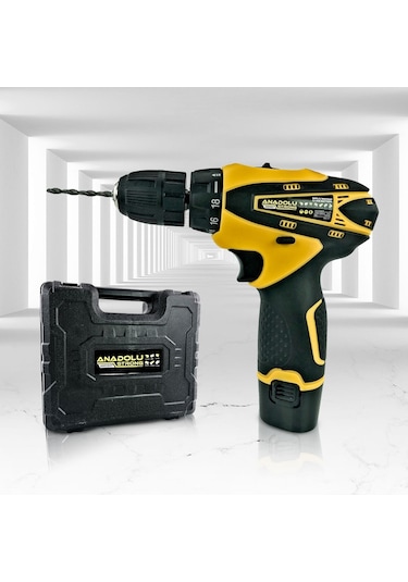 Anadolu Strong ANS1038S 12V 1.5 Ah Li-ion Çift Akülü Matkap Vidalama