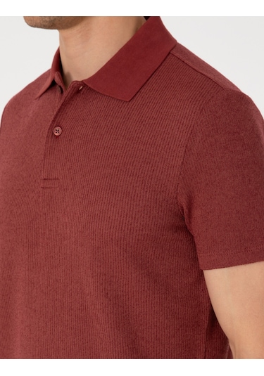 Pierre Cardin Erkek Nar Çiçeği Tişört 50310171-vr239 Nar Çiçeği
