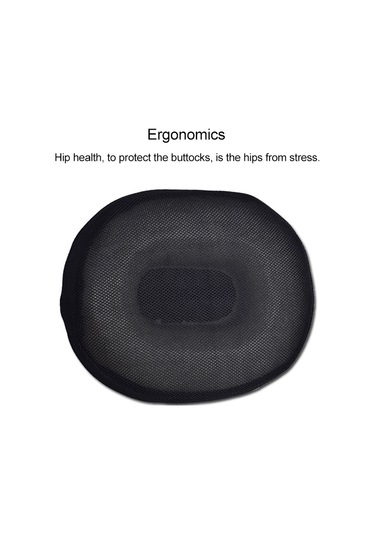 Sones Ofis Hollow Rebound Sağlık Hemoroid Önleyici Yastık Kalça Oturma Yeri, Boyut: 40x32x7cm Mor