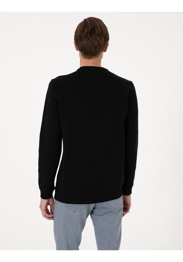 Pierre Cardin Erkek Siyah Sweatshirt 50314054-vr046 Siyah