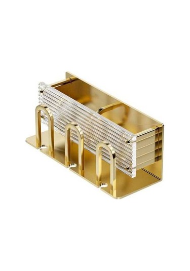 Novahub Yurt Otel Tuvaleti Duvar Montaj Diş Fırçası - Suntek Altın