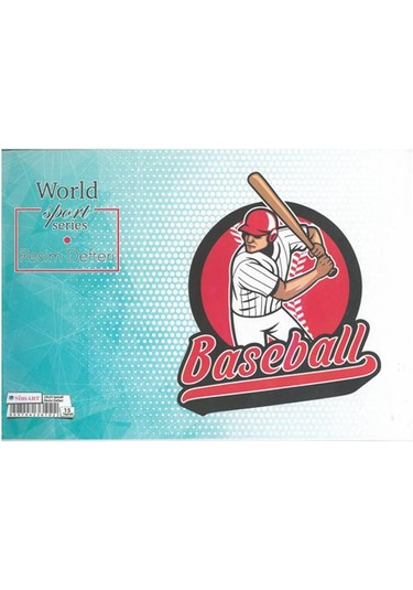 Sim 25x35 Spiralli Karton Kapak 15 Yaprak Resim Defteri Beyz Bol