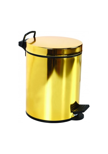 Creavit Çöp Kovası 5 Lt Pedallı Altın