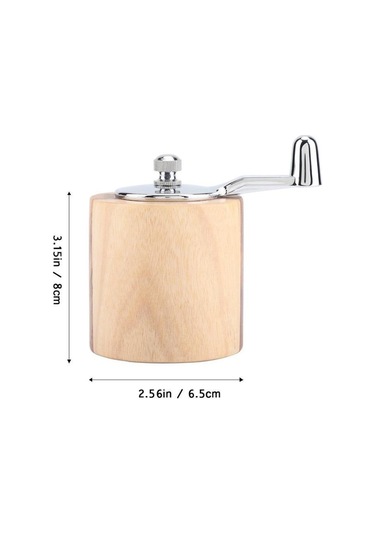 Manuel Karabiber Öğütücü Deniz Tuzu Değirmeni Uzun Kranklı Taşlama Aleti