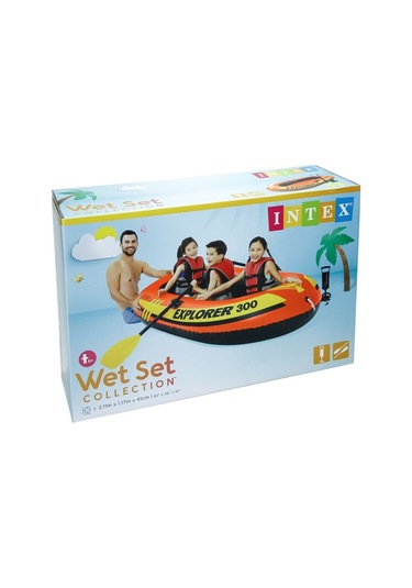 Ib58332 Intex Explorer Bot 300 Set Kürek-pompa 211x117x41 Cm